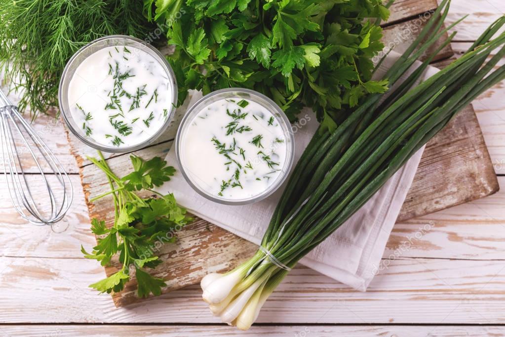 Glass of ayran
